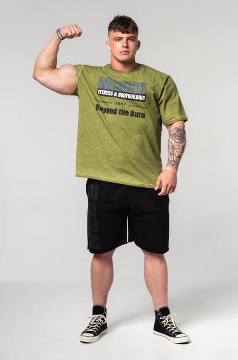 Immagine prodotto Nebbia T-shirt oversize slavata Heritage 355 - verde (L)
