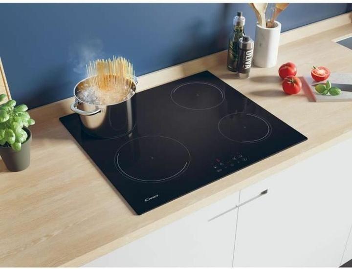 Image du produit Candy Idea CI642CBB Noir Intégré 59 cm Table de cuisson à induction 4 zone(s) (59 cm, Table de cuisson électrique)