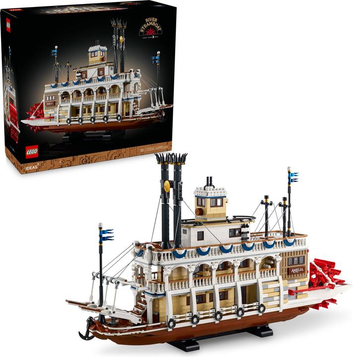 Image du produit LEGO Flussraddampfer (21356, LEGO Ideas, LEGO difficiles à trouver)