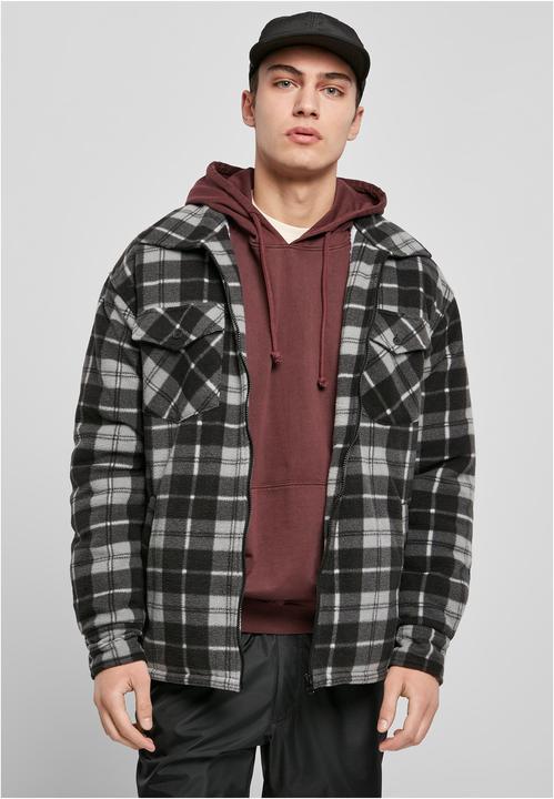 Immagine prodotto Urban Classics Plaid Teddy - Giacca a camicia foderata (L)