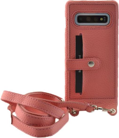Image du produit Mike Galeli Coque arrière Lenny avec sangle corail (Samsung Galaxy S10+)