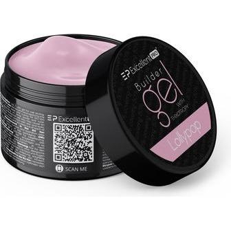 Excellent PRO, Nail art + Unghie finte, Builder Gel With Thixotropy Lollypop 50g (Unghie artificiali)