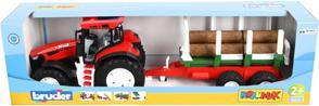 Produktbild Bruder Roadmax Traktor mit Rückeanhänger