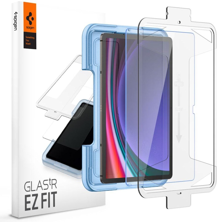 Spigen Glas.TR Sam Tab S9 Ultra 14.6" X910/X916B "EZ FIT" szkło hartowane AGL06998 (1 Piece, Galaxy Tab S9 Ultra)