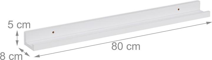 Actual product image Relaxdays Picture rail (80 x 8 x 5 cm)