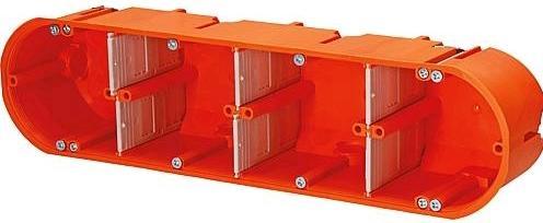 Actual product image F-Tronic ftronic 4gang device boxes 60mm deep