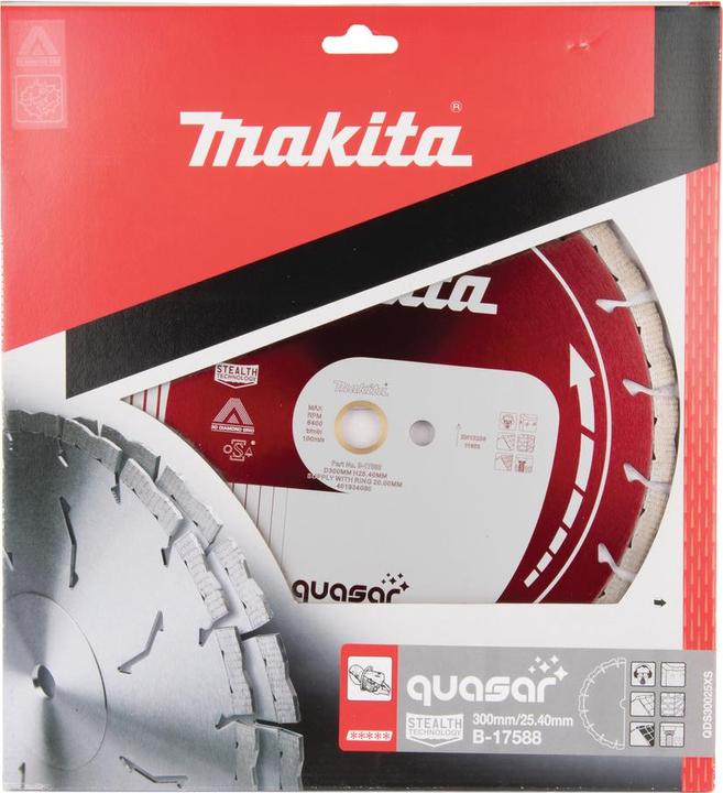 Actual product image Makita Diamond shear. 300x20 QUASAR