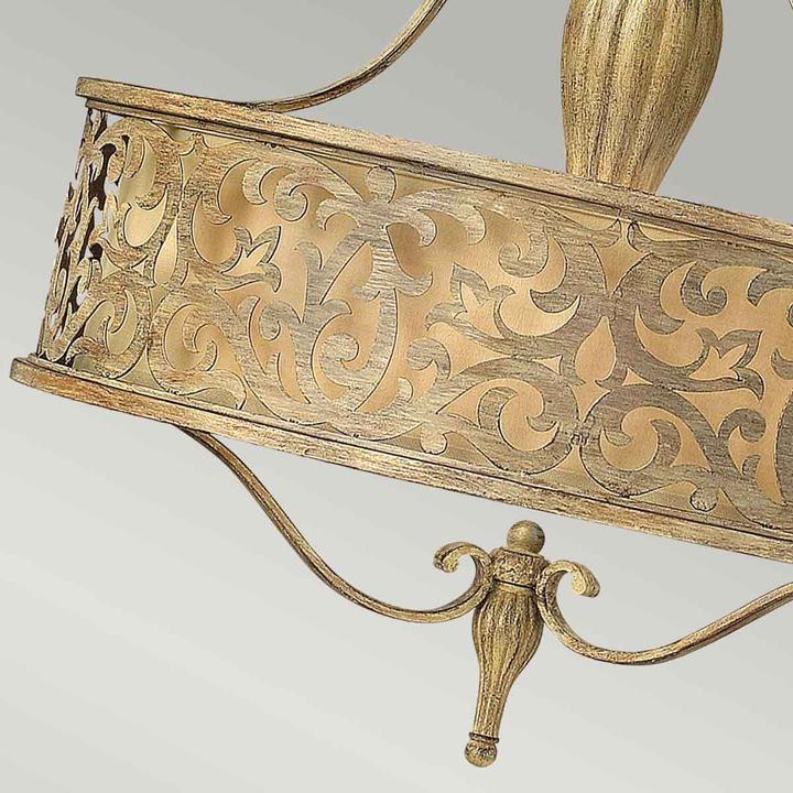 Produktbild Elstead Lighting Carabel Kronleuchter E27 3-fach Gebürsteter Champagner (53.30 cm)