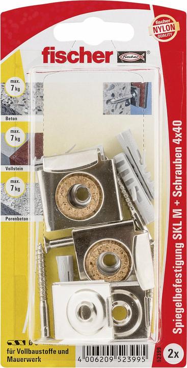 Image du produit Fischer Fisc Fixation de rétroviseur SKL M K (4) 052399 (4 pcs)