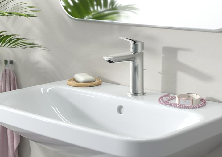 Produktbild hansgrohe Logis Einhebel-Waschtischarmatur 110 Fine mit Push-Open Ablaufgarnitur