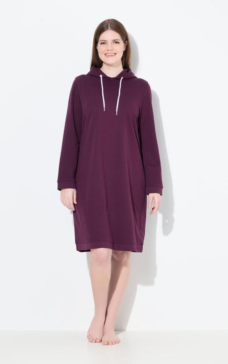 Actual product image Ulla Popken Loungewear Hooded Sweatshirt Dress (62)