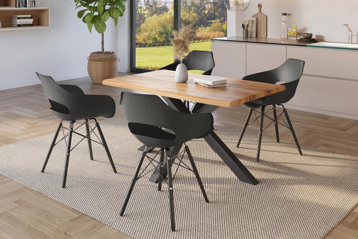Image du produit SAM JULIUS Baumkante massiv Mdf (140 x 80 x 77 cm)