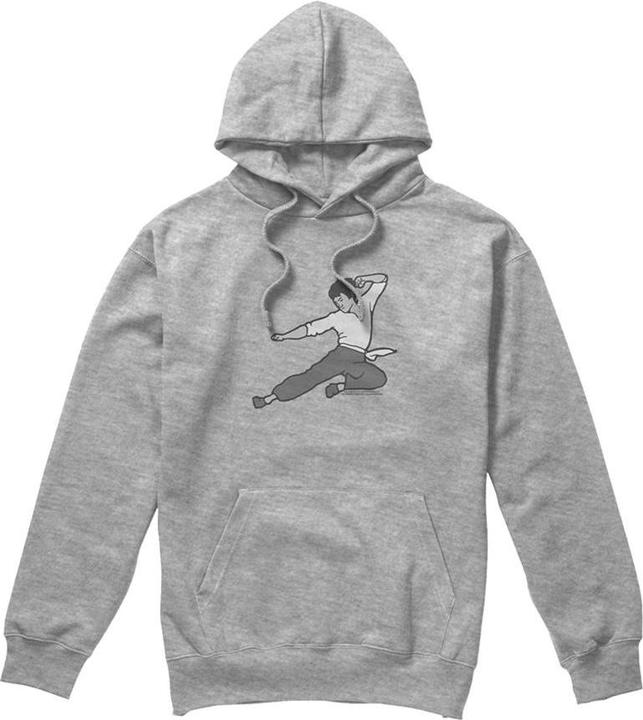 Produktbild Bruce Lee The Signature Move Kapuzenpullover meliert (M)
