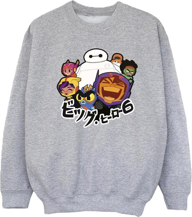Produktbild Disney Big Hero 6 Baymax Group Manga Sweatshirt Mädchen (140, 146)