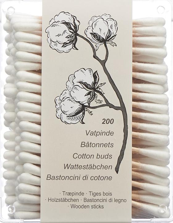 Actual product image Dansu Cotton swab wood