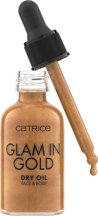 Actual product image Catrice Glam In Gold Dry Oil (Gold, Highlighter)