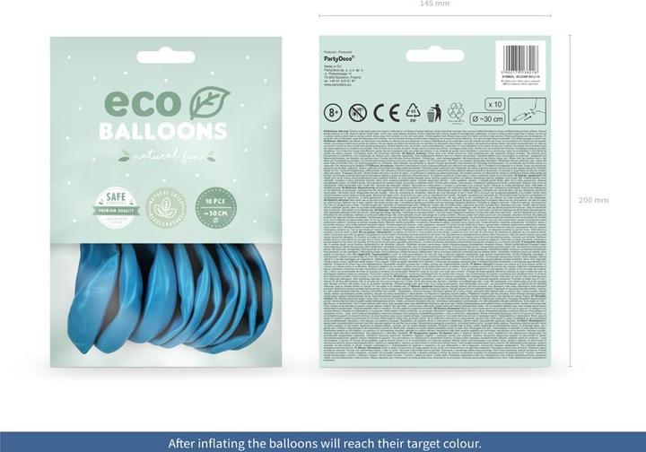 Actual product image Partydeco Eco Balloons 26cm pastel, light blue (1 pkt / 10 pc.) (10 x)