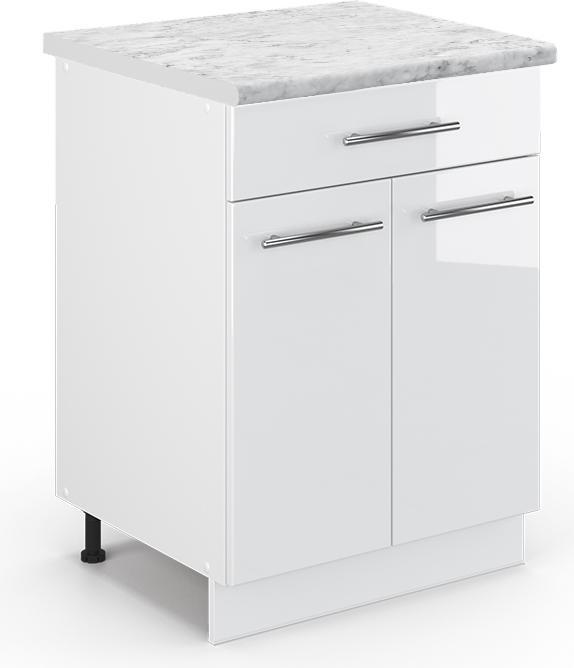 Produktbild Vicco Fame-Line mit Schublade, AP Marmor (60 x 60 x 81.5 cm)