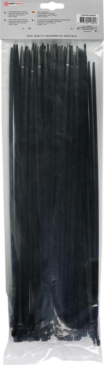 Image du produit Benson Serre cables 4,8 x 380 mm 100 pcs noir (Serre-câbles en plastique, 380 mm, 100 pcs)