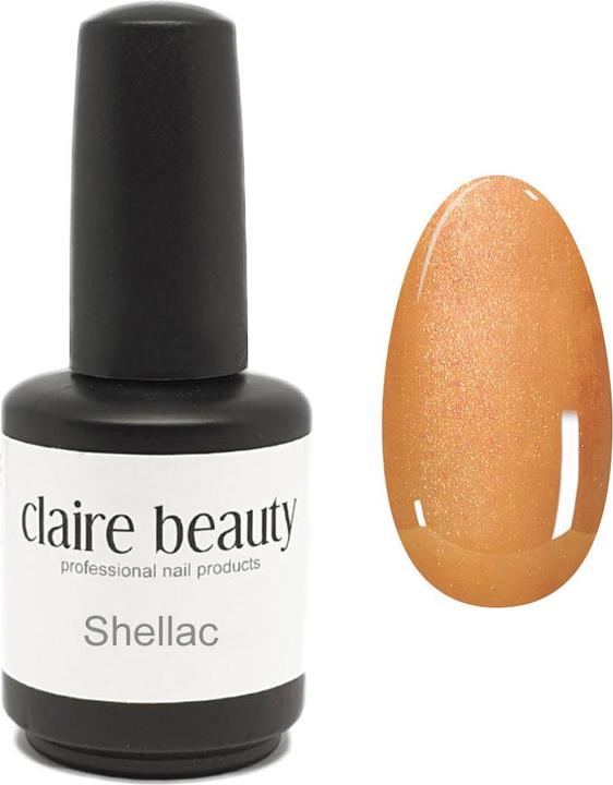 Produktbild Claire Beauty Shellac Metallic Caramel