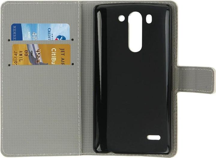 Produktbild König Design Handyhülle Tasche für Handy LG Electronics G3 S Motiv Dicke Eule auf Ast (LG G3 Stylus)