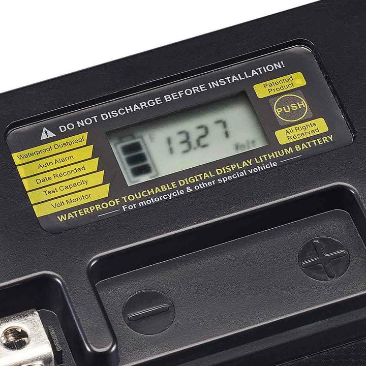Actual product image Accurat Lithium motorbike battery 12V 5.3Ah YB5L-BS LiFePO4 battery Ion motorbike battery (12 V, 5.30 Ah, 100 A)