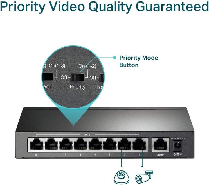 Produktbild TP-Link TL-SF1009P (9 Ports)