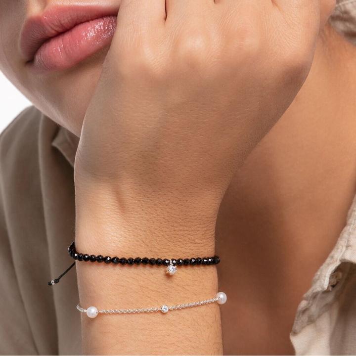 Immagine prodotto Thomas Sabo Bracciale (20 cm, Argento 925, Perlon/Nylon)