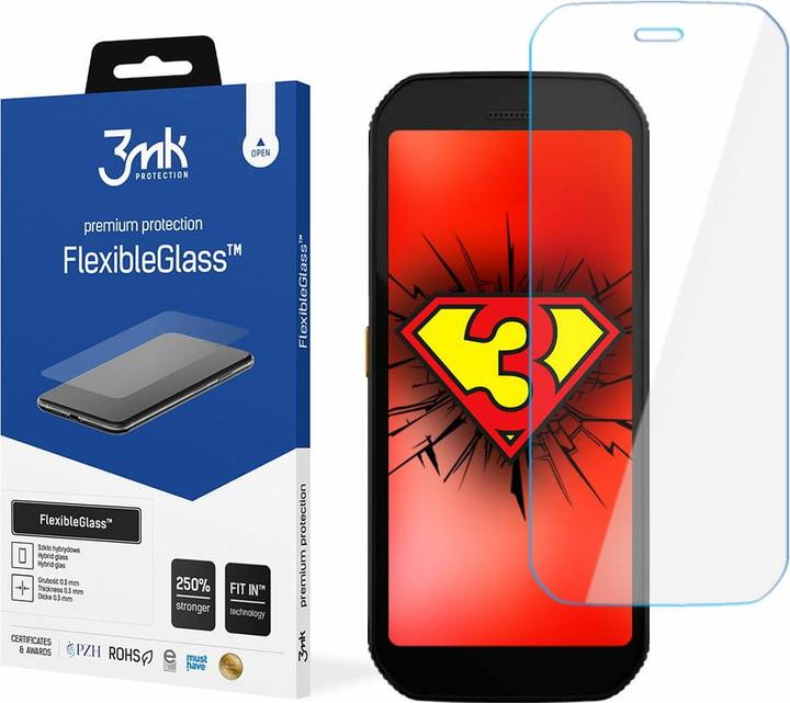 Image du produit 3MK hybrid glass FlexibleGlass for CAT S42 H Plus (1 pièce(s), Cat S42)