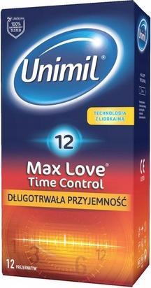 Productafbeelding Unimil UNIMIL Max Love Time Control nawilżane lateksowe prezerwatywy 12szt (12 Pcs.)