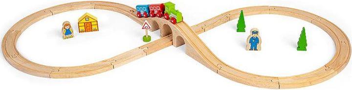Actual product image Bigjigs Wooden train set