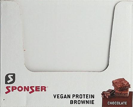 Immagine prodotto Sponser Brownie proteico vegano (Cioccolato, Cioccolatino, Chocolate, 12 pz., 600 g)