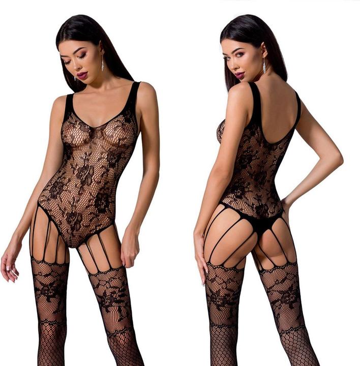 Actual product image Passion Woman Bs074 Bodystocking One Size Black (One size)