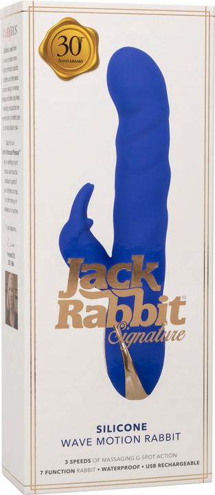 Productafbeelding CalExotics Jack Rabbit Vibrator Wave Beweging Blauw