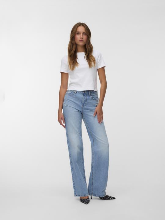 Immagine prodotto Vero Moda VMTESSA Hohe Taille Gerade geschnitten Jeans Weit geschnitten (W26/L30)
