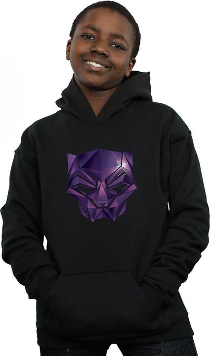 Image du produit - Sweat à capuche AVENGERS INFINITY WAR BLACK PANTHER GEOMETRIC - Garçon (140, 146)