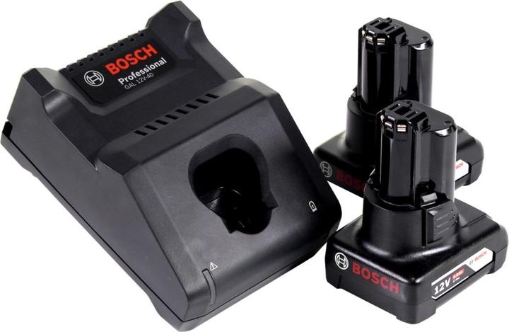 Produktbild Bosch Professional Bosch GWS 12V-76 Professional Akku Winkelschleifer 12 V 76 mm Brushless + 2x Akku 6,0 Ah + L-Boxx - (76 mm)