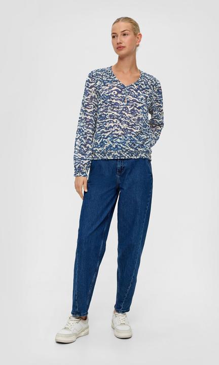Produktbild S.Oliver Bluse Chiffonbluse mit Allover-Print (40)