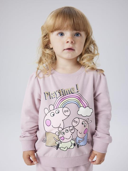 Produktbild Name it Nmfnori Peppa Sweat Bru Lnoos Cplg (92)