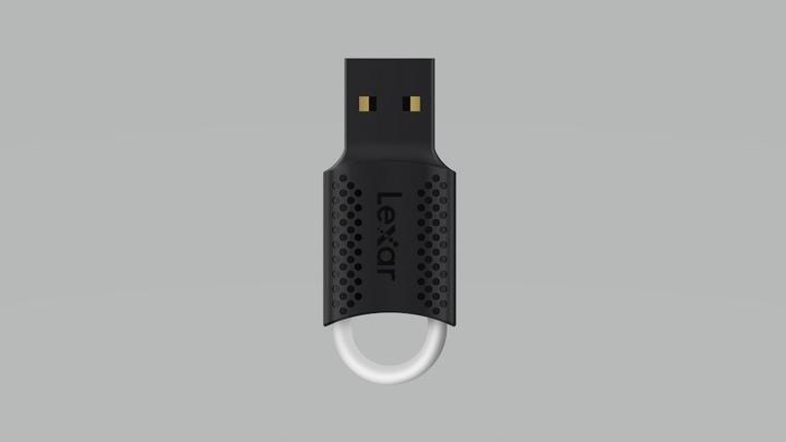 Image du produit Lexar Clé Usb 128Go Jumpdrive V40 2.0 Noire (128 Go, USB-A)