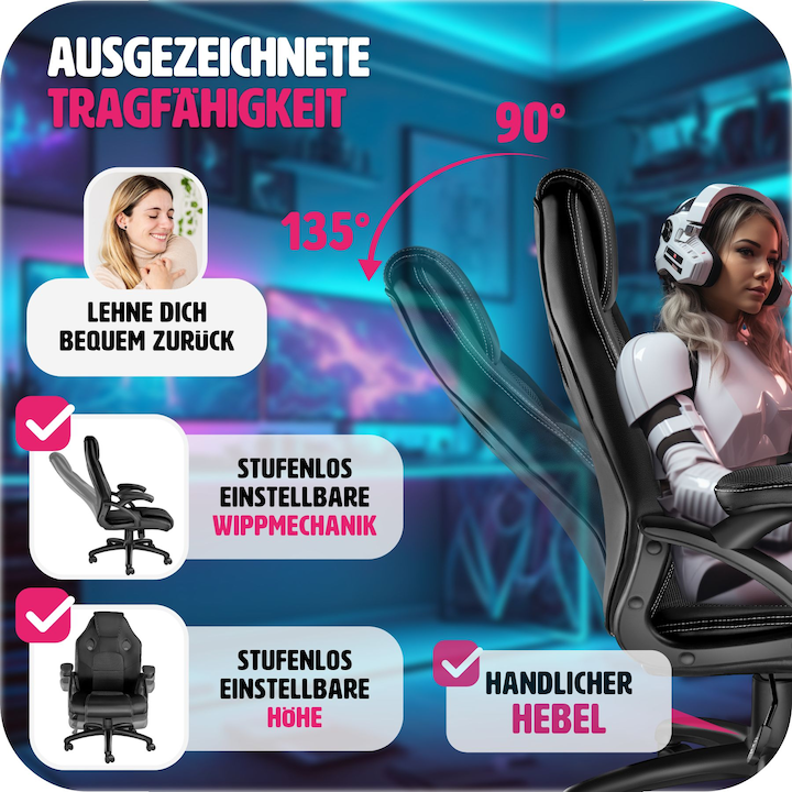 Immagine prodotto tectake Sedia da gioco racing Mike