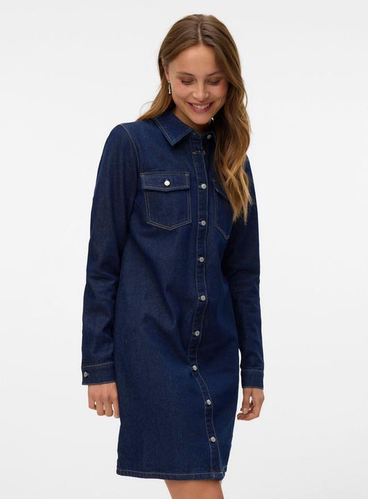 Actual product image Vero Moda VMJENNIE Kurzes Kleid Jeanskleid (L)