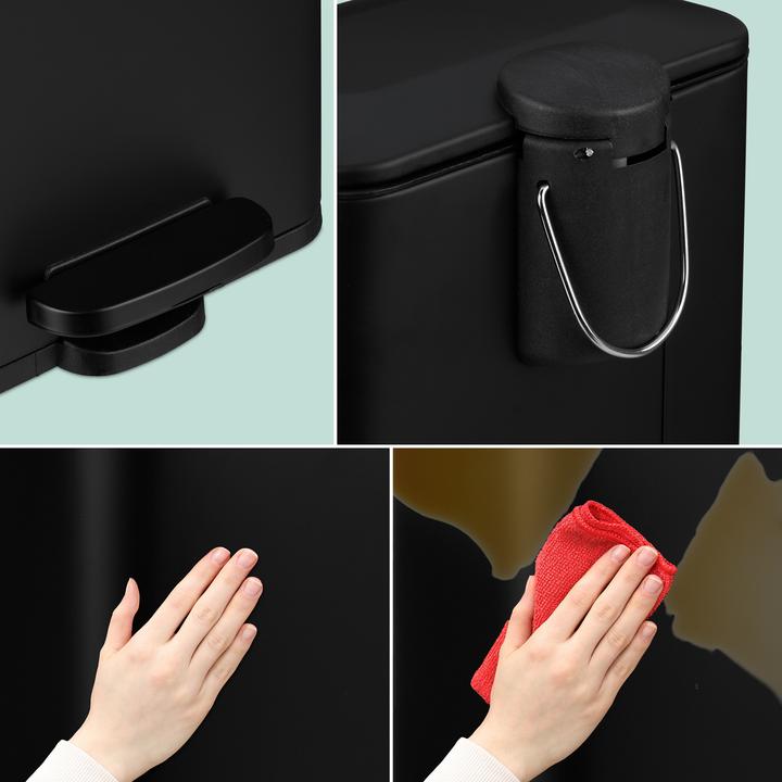 Productafbeelding Relaxdays Badkamer afvalemmer (5 l)