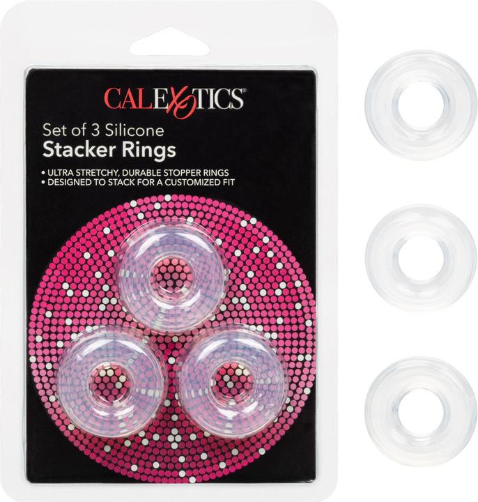 Actual product image CalExotics 3 Stacker Rings (2 cm)