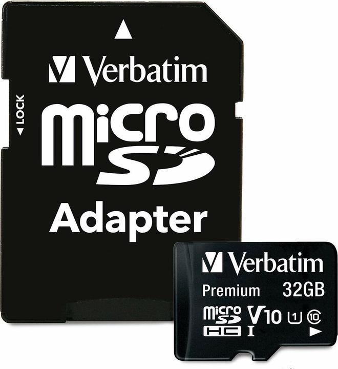 Produktbild Verbatim Micro SDHC Card Class 10 (32 GB, microSDHC, U1, UHS-I)
