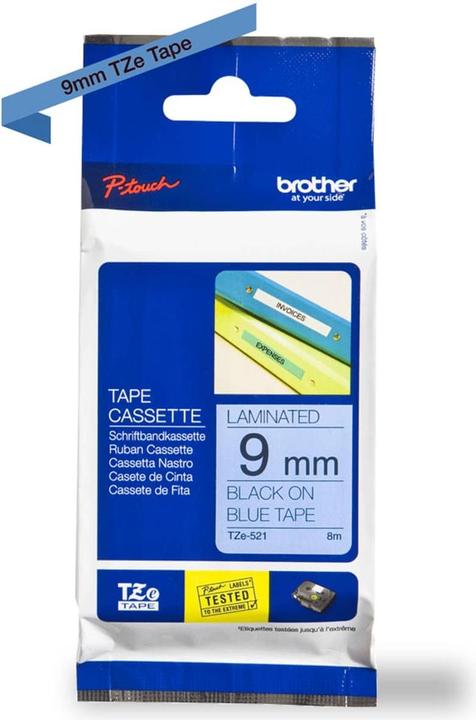Produktbild Brother Tze-521 (0.90 cm, Blau)