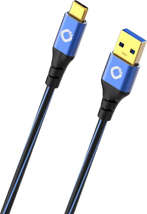 Immagine prodotto Oehlbach Cavo di collegamento USB 3.2 Gen 1 (USB 3.0) (1x maschio A 1x maschio C™) 3,00 m contatto di spina (3 m, USB 3.2 Gen 2, 10 W)