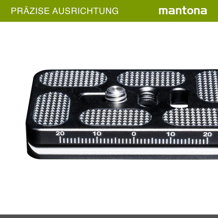 Produktbild mantona AS-60-1S Schnellwechselplatte (Stativ Schnellwechselplatte)