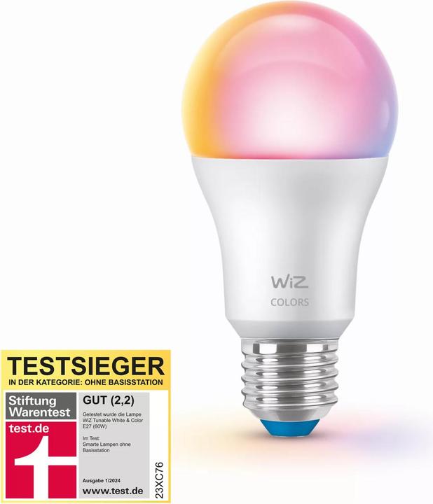 Actual product image WiZ Standard (E27, 60 W, 806 lm, 1 x, F)