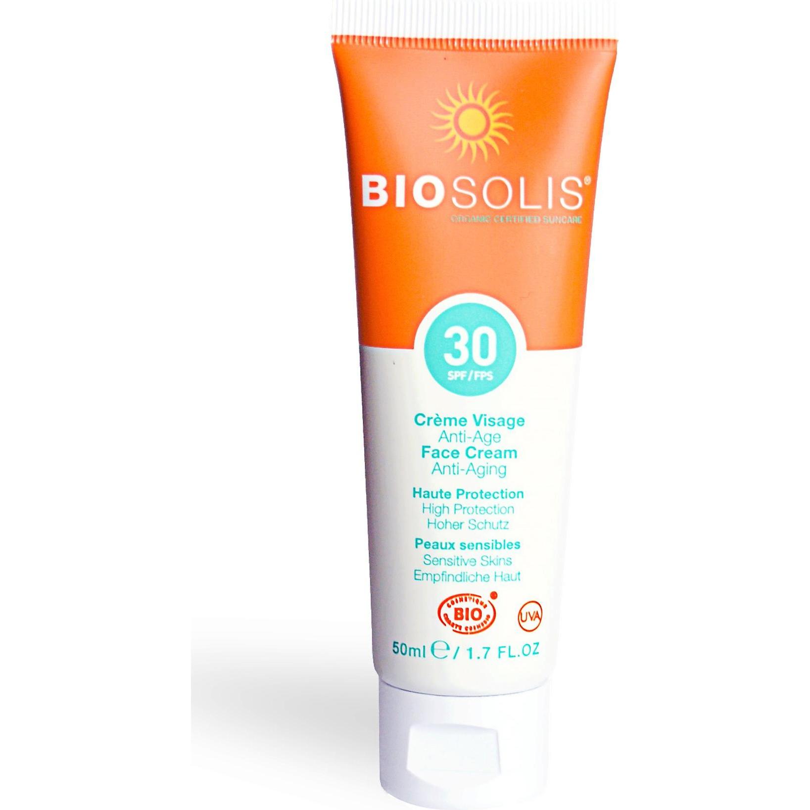 Biosolis Sonnencrème Gesicht (Sonnencreme Gesicht, SPF 30, 50 ml) (BS817)